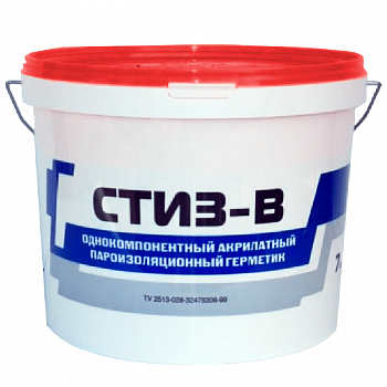 Герметик акрилатный для внутренних швов "Стиз-Б" 7кг (ведро)