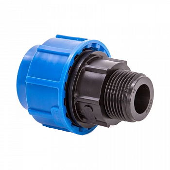 Муфта ПНД (20х1/2") НР /Lammin Lm34003020015 (640/80)