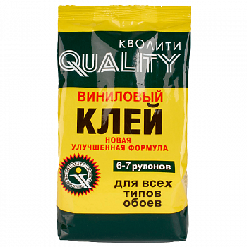 Клей обойный "Кволити" виниловый 200г /(30)