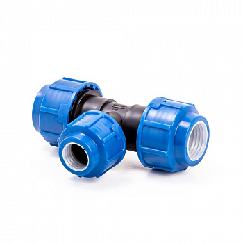 Тройник ПНД (32х25х32) переходной /Lammin Lm34011322532 (80/8)