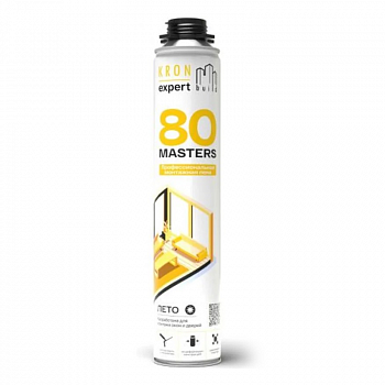 Пена ПРОФИ 850мл "MASTERS 80" летняя /KRONbuild /КРОНбилд FSPM80 (12)