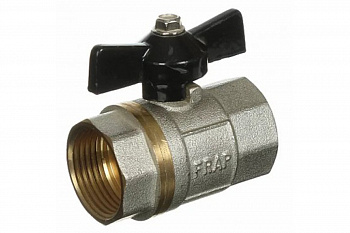 Кран шаровый (15) 1/2" ВН/ВН бабочка, латунь /Frap FR211-1/2 #
