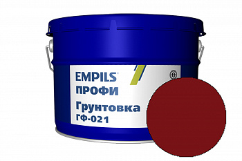Грунт ГФ-021 красно-коричневый 12кг "ПРОФИ" /EMPILS /Эмпилс