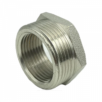 Переходник футорка 1"-1/2" (25-15) ВН/НР никель (25)