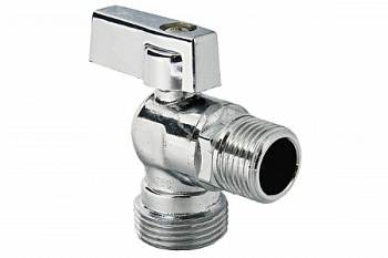 Кран для бытовой техники (1/2"3/4) /НР/НР угловой, хром /Valtec Vt.392