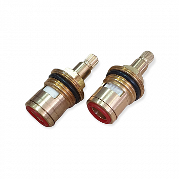 Кран-букса 1/2" керамическая, 20 шлицов,180 градусов /AquaKratos AK-02