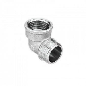 Уголок 1/2" ВН/НР латунь никелированная /PROFLINE УТ-00036420 (1) 