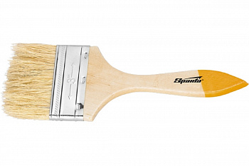 Кисть флейцевая 75мм (3") натуральная щетина, "Slimline" /SPARTA 824405 (12)