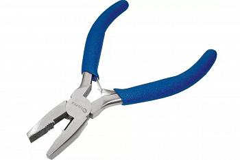 Плоскогубцы 105мм, МИНИ синие ручки /FIT 51125 (1)