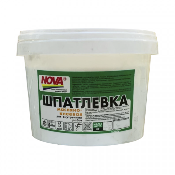 Шпатл. м кл. 0,8кг  NOVA (18)